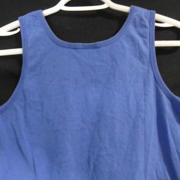 WARDROBE ESSENTIALS | size 16 | Blue Tank Top | 100% Cotton - Picture 9 of 13